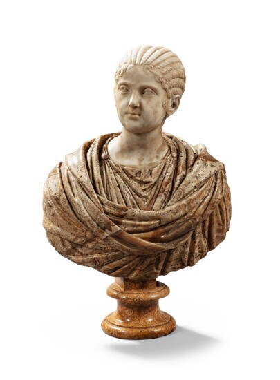 Italian, after the Antique, possibly late 17th / early 18th century, and later, Fulvia Plautilla (c. 188-211), wife of the Roman Emperor Caracalla | Italie, d'après l'Antique, probablement fin XVIIe / début XVIIIe siècle, et postérieur, Fulvia...