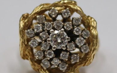 JEWELRY. Signed 18kt Bi-Color Gold and Diamond