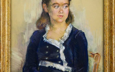 * JOSEPHINE GRAHAM (SCOTTISH b. 1930) PORTTAIT OF A GIRL