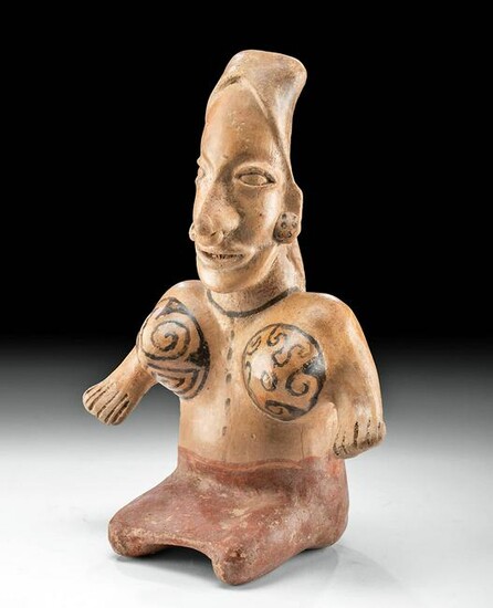 Jalisco Pottery Kneeling Female Figure