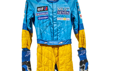 Jarno Trulli's Racing Suit 76 x 94 c