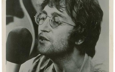 John Lennon Signed Photograph