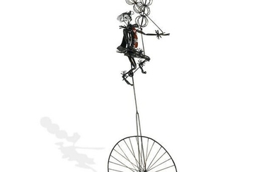 Joseph A. Burlini, Clown on a Unicycle, 1968