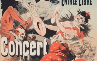 Jules Cheret - Les Maitres de l'Affiche : Concert des Ambassadeurs, 1891