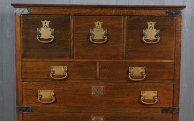Korean Campaign Style Chest of Drawers