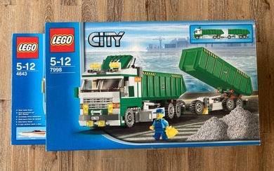 LEGO - City - 7998/4643 - Heavy Hauler / Powerboot Transporter - 2000-2010