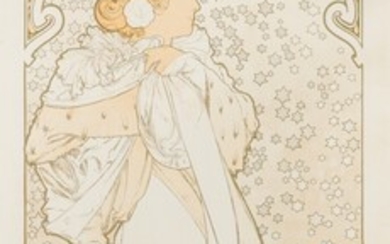 La dame aux camelias, 1896 Alfons Maria Mucha, (1860 - 1939)
