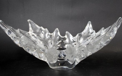 Lalique Champs-Elysee medium crystal bowl