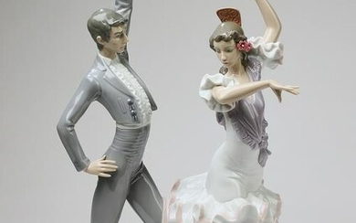 Lladro porcelain 'A Passionate Dance,' #6387, 17"h