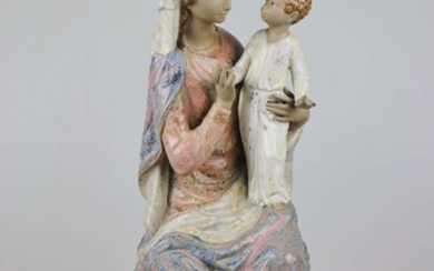 Lladro, schwarze Madonna mit Kind