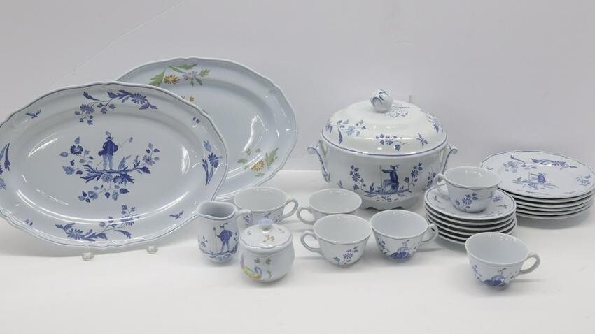 Longchamp Porcelain Dishes in 2 patterns