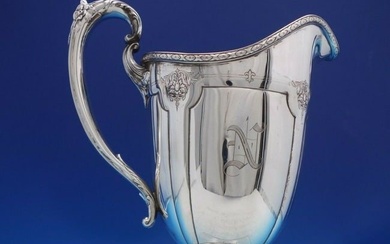 Louis XIV by Towle Sterling Silver Water Pitcher "N" Monogram