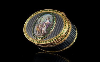 Louis XVI-Golddose mit Flora