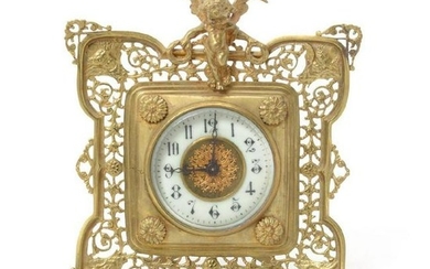 Louis Xv Style Figural Clock