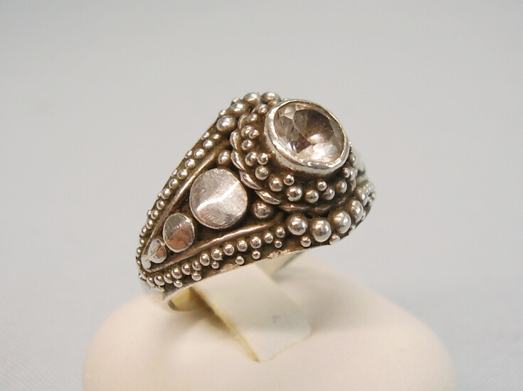 MOUNTAIN CRYSTAL RING SILVER 925.