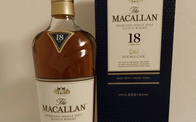 Macallan 18 years old Double Cask 2021 Release - Original bottling - 700ml