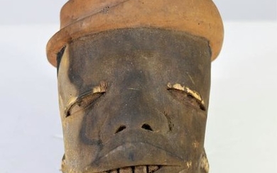 Makonde Carved Wooden Head