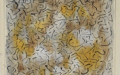 Mark Tobey* (1890-1976) Tempera On Paper