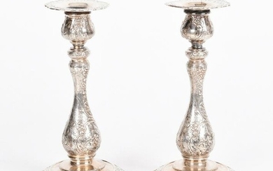 Marshall Field & Co. Sterling Silver Candlesticks