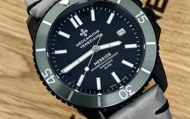 Meccaniche Veneziane - Automatic Diver Watch Nereide 3.0 Silver PVD - 1202015 "NO RESERVE PRICE" - Men - BRAND NEW