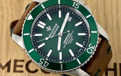 Meccaniche Veneziane - Automatic Diver Watch Nereide 3.0 Smeraldo Green + EXTRA Rubber Strap- 1202002 - Men - BRAND NEW