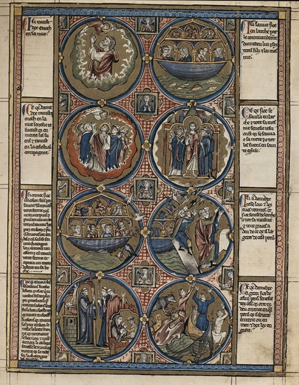 [Medieval manuscripts]. Bible moralisée. Graz/ Paris, Akademische Druck u. Verlagsanstalt/...