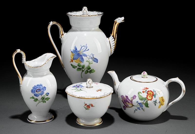 Meissen Porcelain Coffee and Tea Service