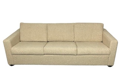 Mid Century Modern Sofa by Stendig, New Luxurious Boucle, Switzerland, 1950s
