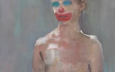 Mike Cockrill Painting "Clown Boy"