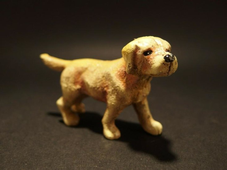 Miniature Cast Iron Golden Retriever Dog