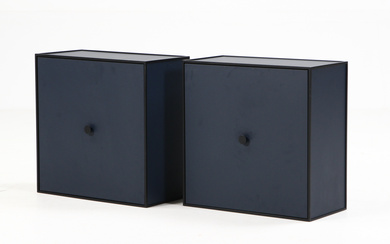 Mogens Lassen & Flemming Lassen. Pair of shelving modules, model frame 42 (2)