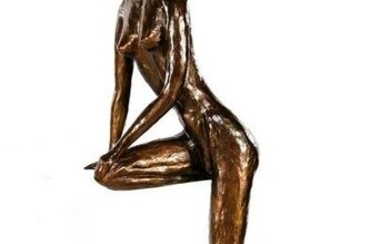 Monogram AM, bronze sculpture