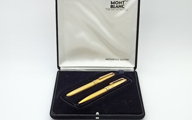 Montblanc - Meisterstuck - Classique - Solitaire - Vermeil - 18K Gold Nib - Fountain pen