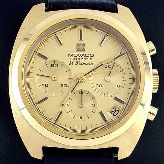 Movado - El Primero Automatic Chronograph- ref: 20-0220-416 - Men - 1970-1979