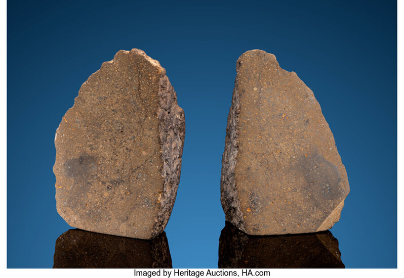 NEA 010 Rumuruti Meteorite Split Pair R3-5 Libya Found:...