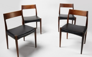 Niels Moller Set of 4 Rosewood Dining Chairs