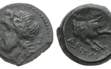 Northern Apulia, Arpi, c. 325-275 BC. Æ (14mm, 3.54g, 6h)....