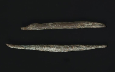 Pair of Unusual Roman Copper Ingots
