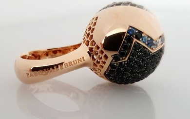 Pasquale Bruni - 18 kt. Pink gold - Ring - Aquamarines, Diamonds, Sapphires