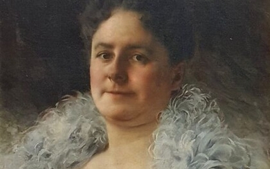 Paul François QUINSAC (1858-1932) - Ritratto di donna