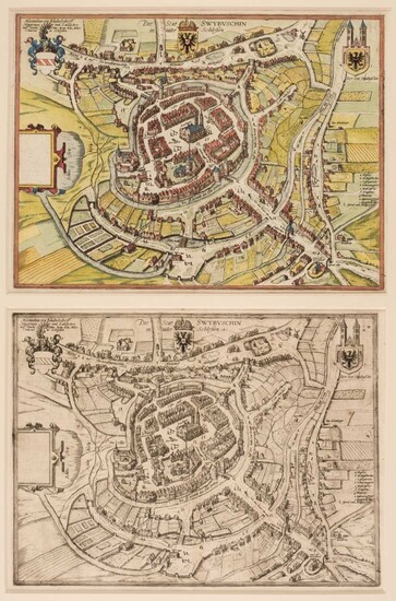 Poland/Silesia. Braun (G. & Hogenberg F.), Die Stat Swybuschin in nider Schlesien, 1598