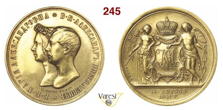 RUSSIA - Regnando Nicola I (1825-1855) Medaglia al peso di...