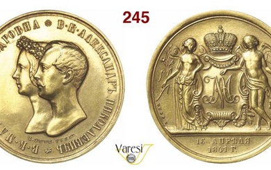 RUSSIA - Regnando Nicola I (1825-1855) Medaglia al peso di...