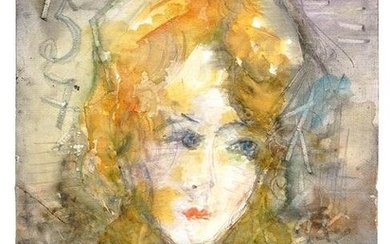 RUSSIAN MIXED MEDIA PAINTING BY ANATOLY ZVEREV