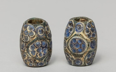 Rare Antique Roman Type Dragon-fly Eye Glass Beads