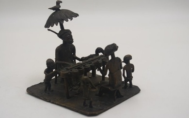 Rare Bronze Altar Figurine - Benin
