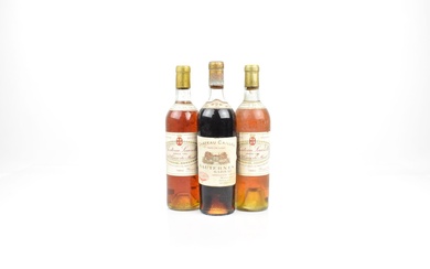 Réunion de 3 bouteilles de vins liquoreux... - Lot 345 - Alexandre Landre Beaune