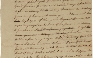 Rodney, Caesar. Autograph letter draft signed, to an unidentified correspondent, 26 July 1774