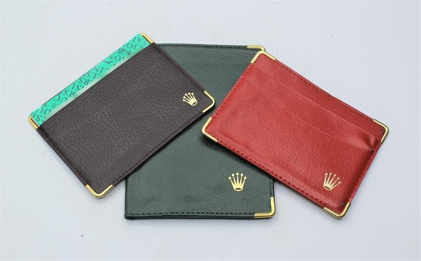 Rolex Leather Wallets