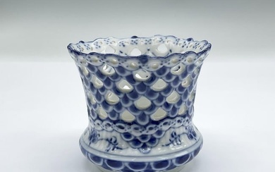 Royal Copenhagen Porcelain Mini Lace Vase